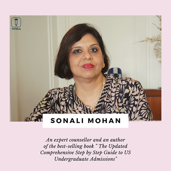 Tutela  college-application process by expert counsellor Sonali Mohan